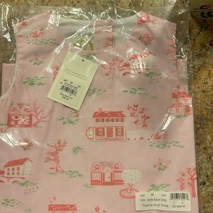 Beaufort Bonnet company. Annie apron dress, towns and toile print. BNWT